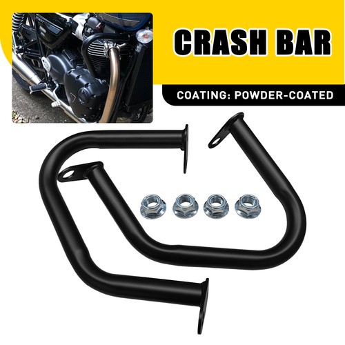 Engine guard crash bar black - engine,