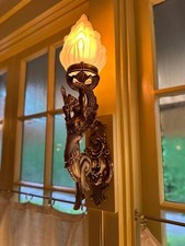 Antique Vintage Art Deco Brass