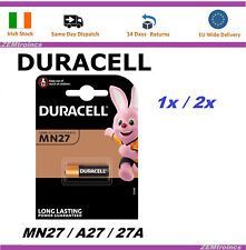 1x / 2x A27 12v Duracell MN27 /  27A / security Battery / cell remote / key  