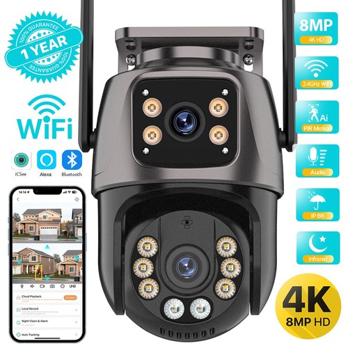 Cctv 8mp camera outdoor - 8mp, 4k