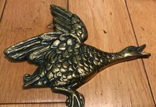 Vintage large brass flying