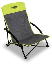 Quest Autograph Cornwall Beach Camping Chair - Black & Green