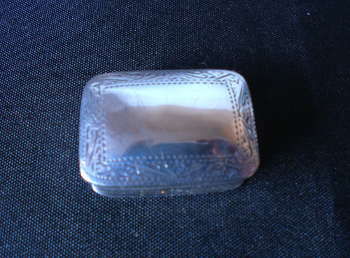 Solid silver snuff - solid,