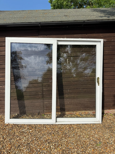 Upvc patio sliding - patio, white