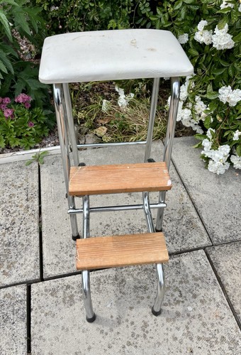 Vintage folding metal - vintage, step