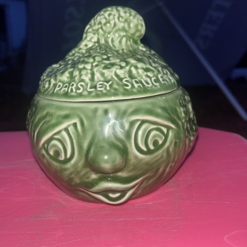 Sylvac parsley sauce face pot - face,