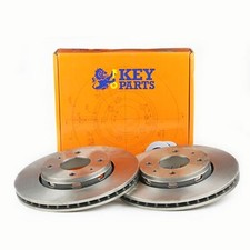 2x Brake Discs Vented For