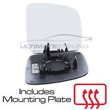 Wing Mirror Glass VW Caddy Van 2010-2021 Heated Aspherical Drivers Side Right
