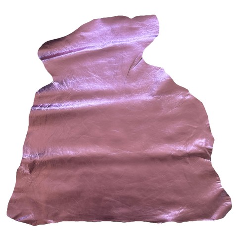 Metallic pink veg - tan, genuine