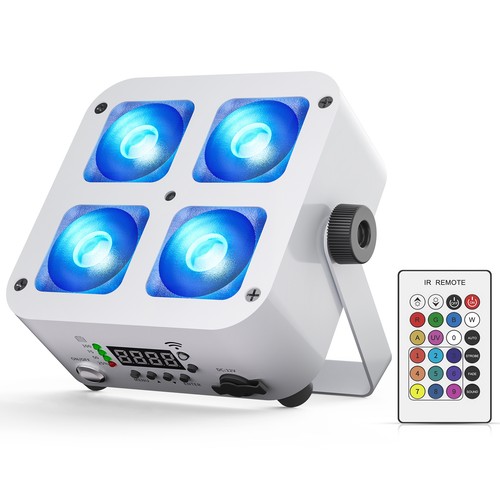 Led 4x25w rgbwa battery - 4x25w,