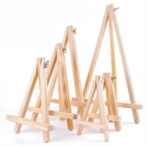 Foldable wood mini - easel, small