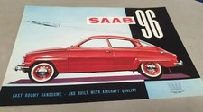 1960 SAAB  96  Original Sales Brochure 