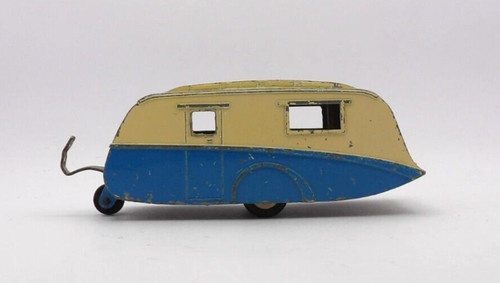 Dinky toys 190 caravan blue - dinky,