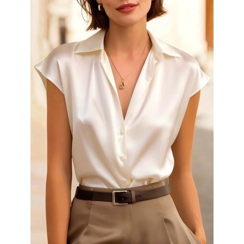 Womens satin silk - satin, blouse