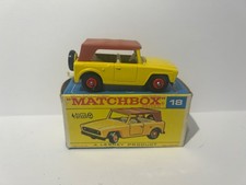 Matchbox No 18 Field Car, Boxed, Original, Vinatge, Rare. Lesney Product.