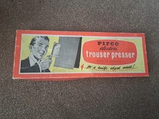 Pifco Vintage 1950s Electric Trouser Press Original Box