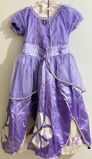 Disney Princess Sofia the First Dress Costume Disney Store Size 7/8 