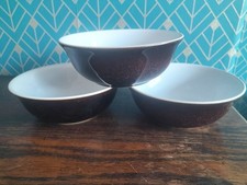 DENBY MERLOT BOWLS DISHES -