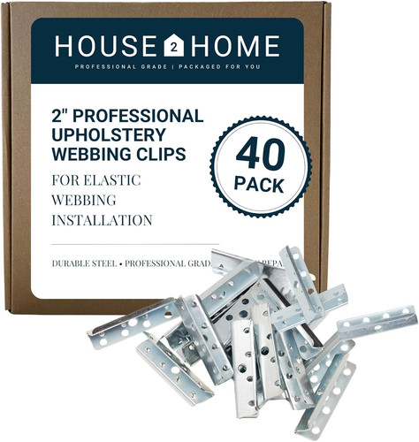 Metal end clips for rubber - clips,