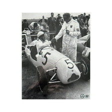 Stirling Moss Signed 10x8