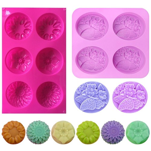 Flower cake mould soaps - flower,