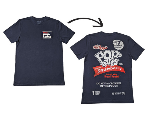 Kelloggs pop tarts mens navy - tarts,