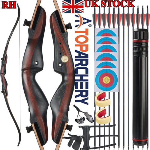 Takedown recurve bow wooden - 62"takedown,