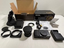 RICOH GR DIGITAL III Compact Digital Camera w/ GW-2 Lens GH-2 Hood Tested