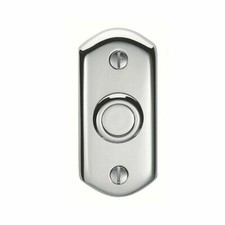 Carlisle Brass Shaped Bell push Door Bell 74 x 35mm  AQ31 Various Finishes