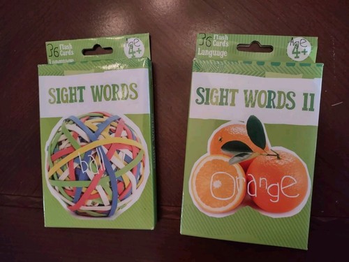 Flash cards sight words and - flash,