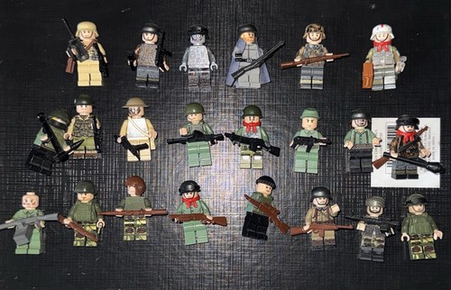 Lego ww2 figures and