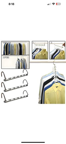 Metal space saving closet - space,