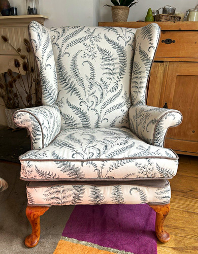 Newly reupholstered parker - reupholstered,