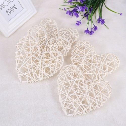 Pcs lot wicker rattan - wicker, hearts