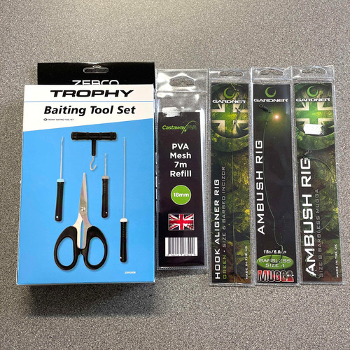 Carp fishing baiting tools - fishing, set