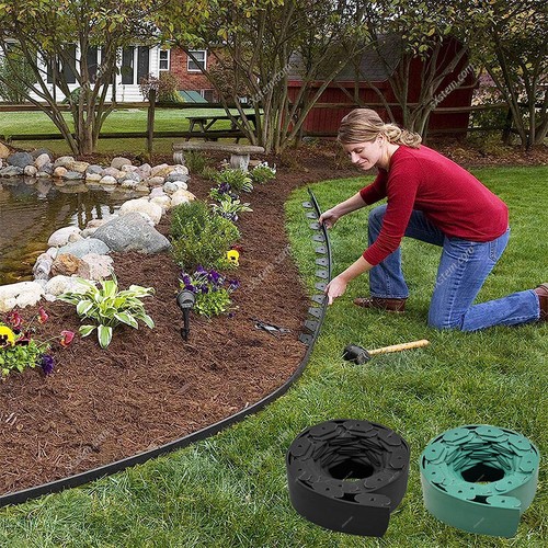 10m flexible garden lawn - garden, edge