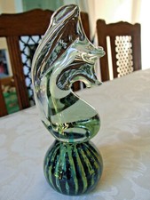Vintage Mdina Glass Seahorse