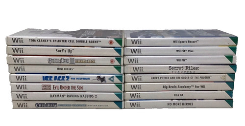 Nintendo wii games bundle x16 - nintendo,