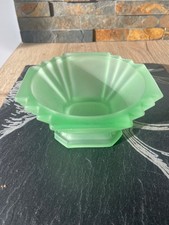 bagley art deco glass dish