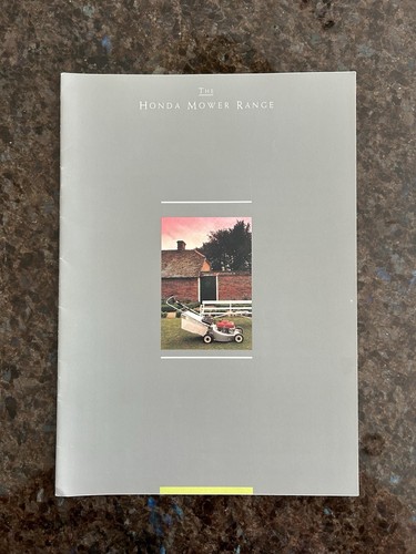Honda lawn mower brochure - honda,