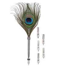 Type 1 Vintage Style Calligraphic Feather Pen Kit Business Gift Student Pen HOT