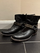 Frye Leather Ankle Boots With