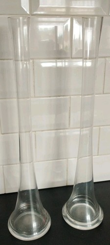 Set glass vase flat - ,