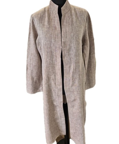 Vintage platinum duster linen - platinum,