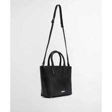 barbour birch leather tote bag black RRP  £179 . BLACK FRYDAY
