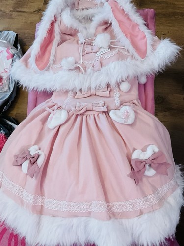 Kawaii lolita pink dress - kawaii, only