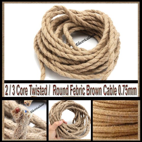 Vintage 10m hemp cable - /,