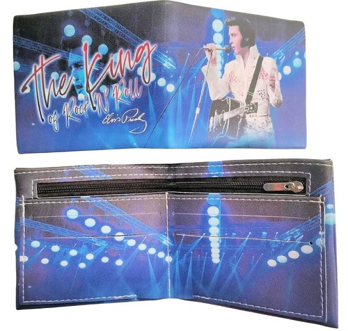 Elvis presley wallet blue - blue, the