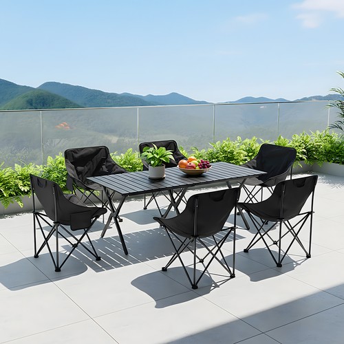 Foldable camping table - camping, and