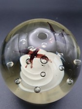 Vintage Glass Paperweight -